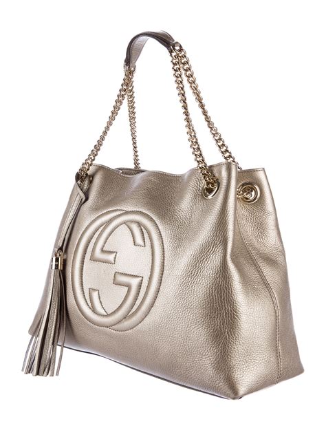 gucci chain soho|Gucci soho chain handbag.